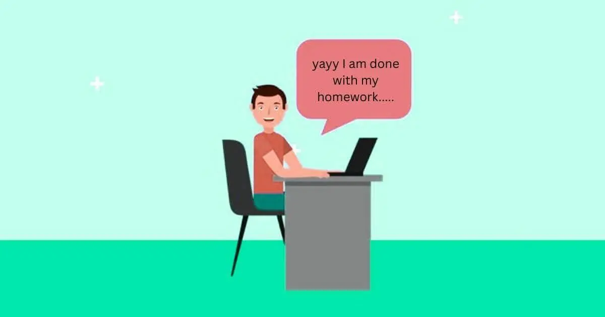 Yaah Im done my homework